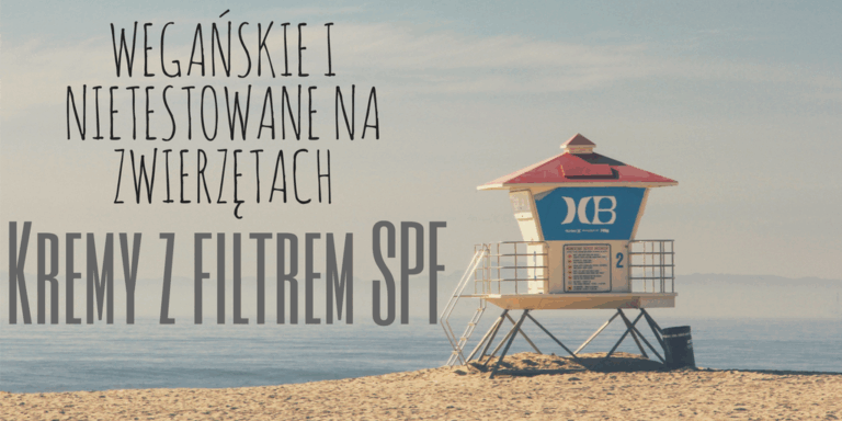 WEGAŃSKIE KREMY Z FILTREM SPF